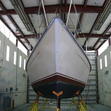 Boat painting in Painting Barn